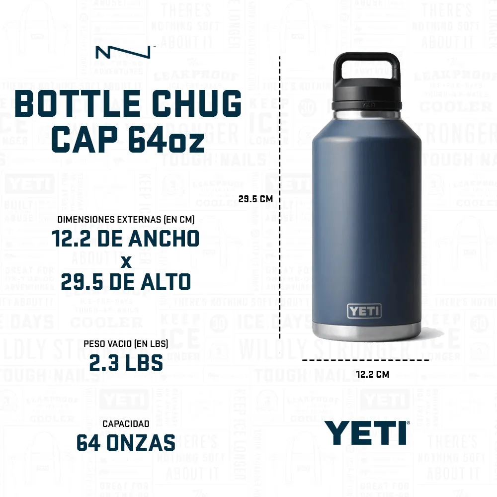 21071501177 TERMO RAMBLER 64oz CHUG CAP CHARCOAL MARCA YETI