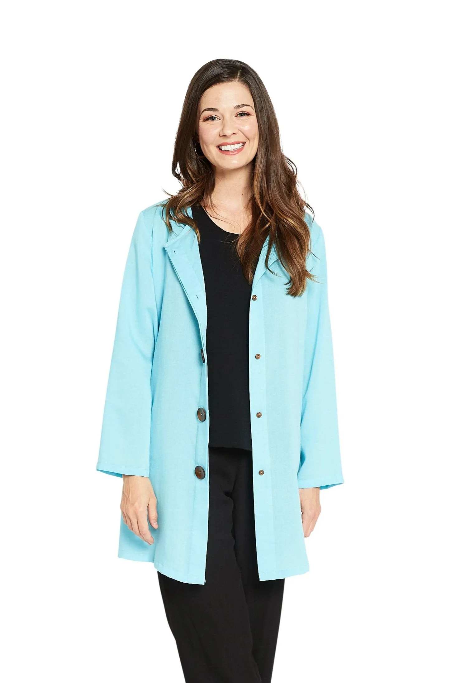 AA320 - Peggy Duster Linen Jacket