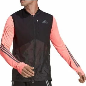 adidas Adizero Mens Running Gilet - Black