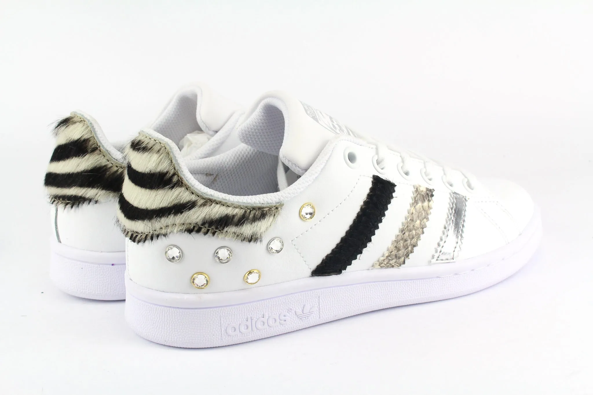 Adidas Stan Smith Zebrate Pitone & Borchie