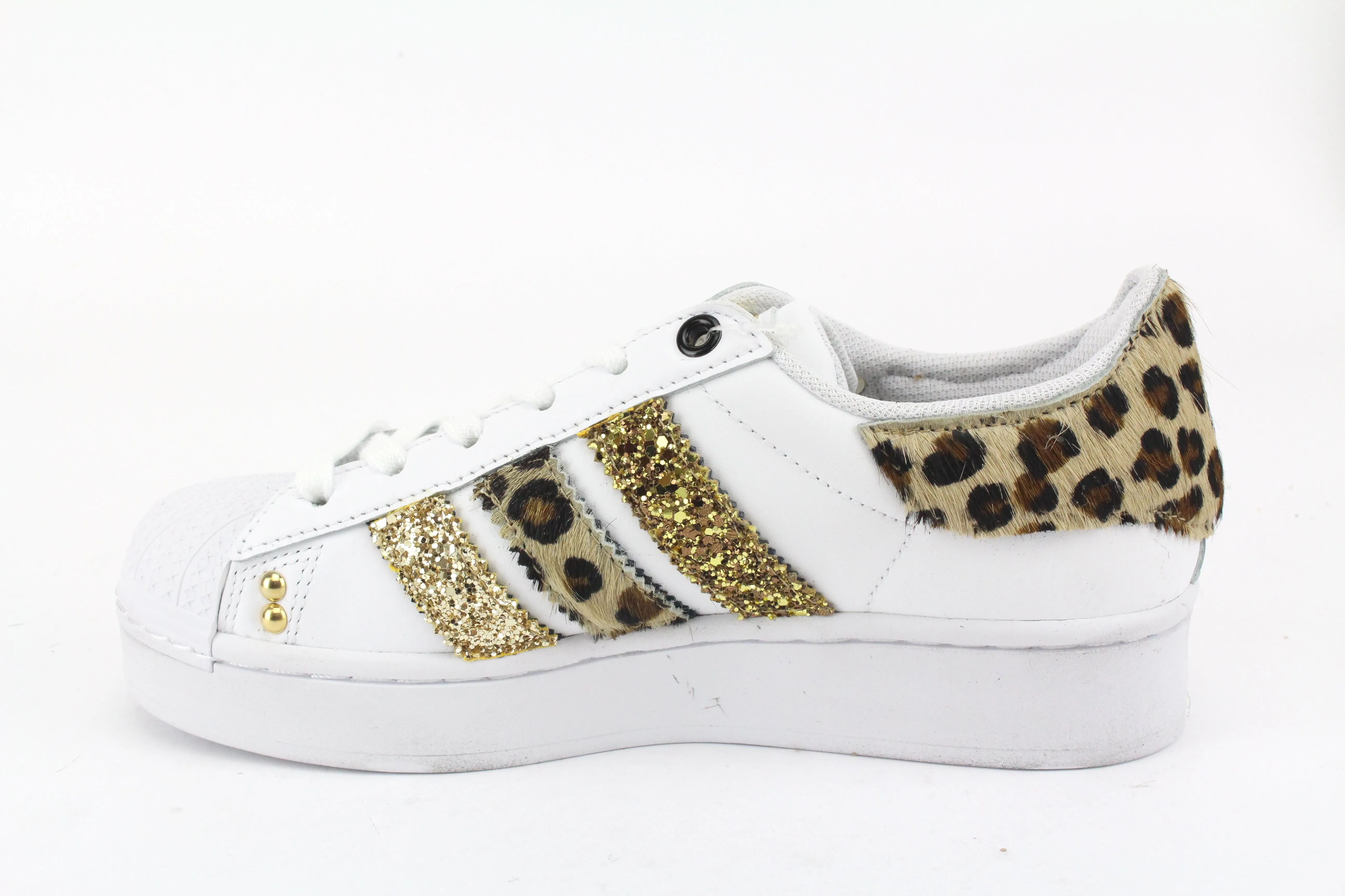 Adidas Superstar Bold Maculate Glitter & Borchie