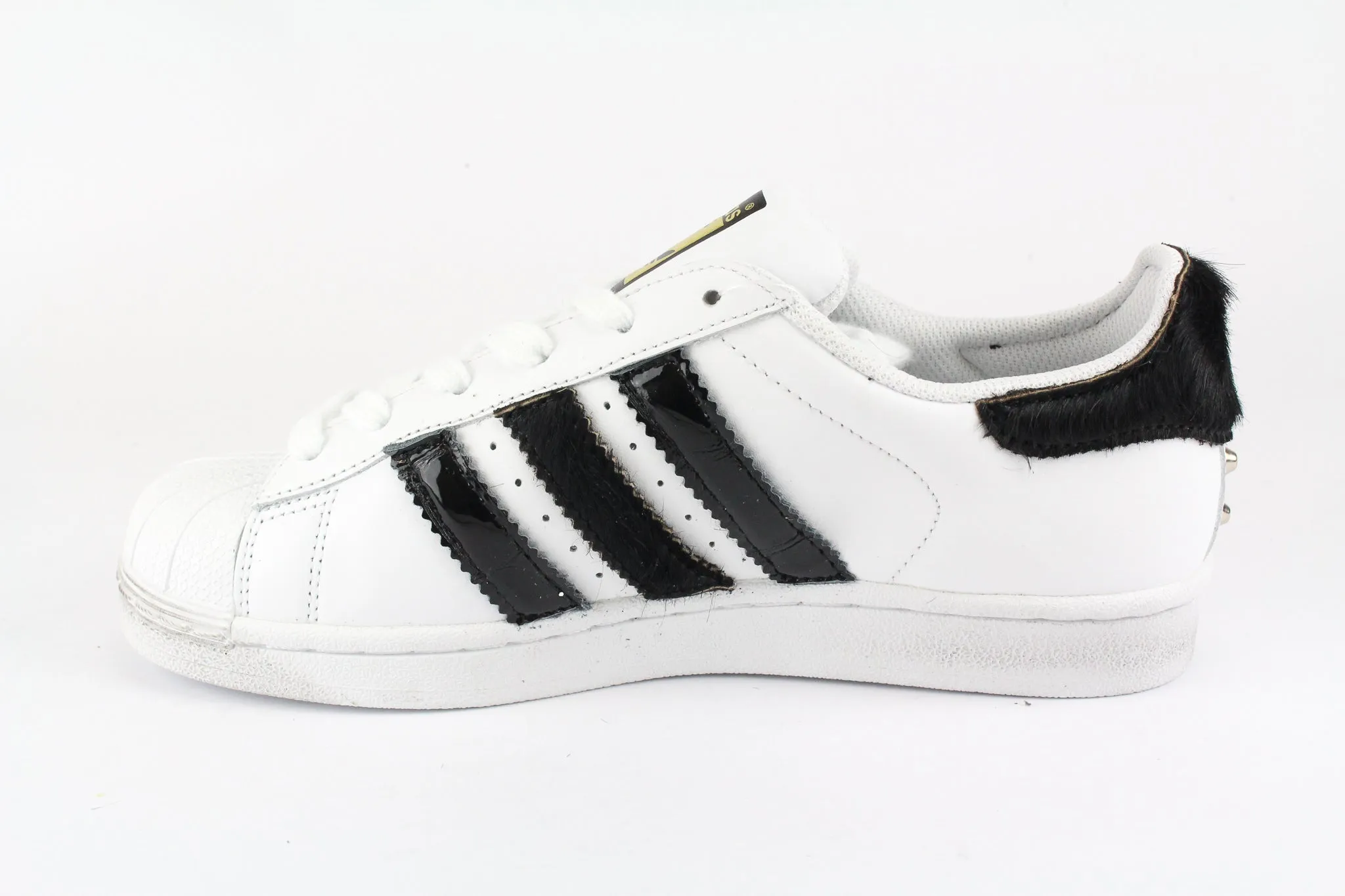 Adidas Superstar Cavallino Nero Cocco & Borchie