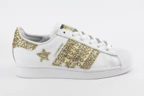 Adidas Superstar Glitter Gold Stella & Borchie