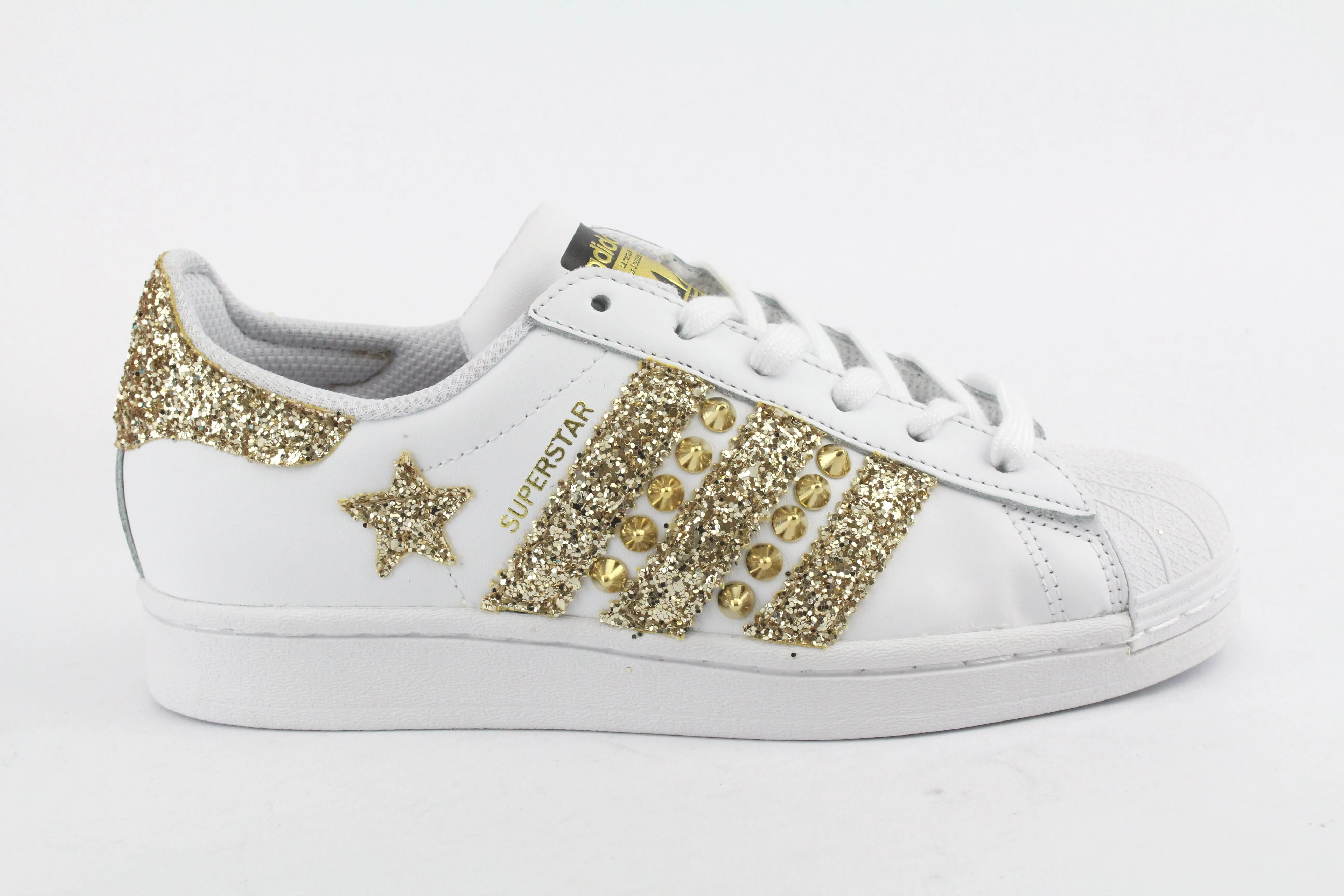 Adidas Superstar Glitter Gold Stella & Borchie