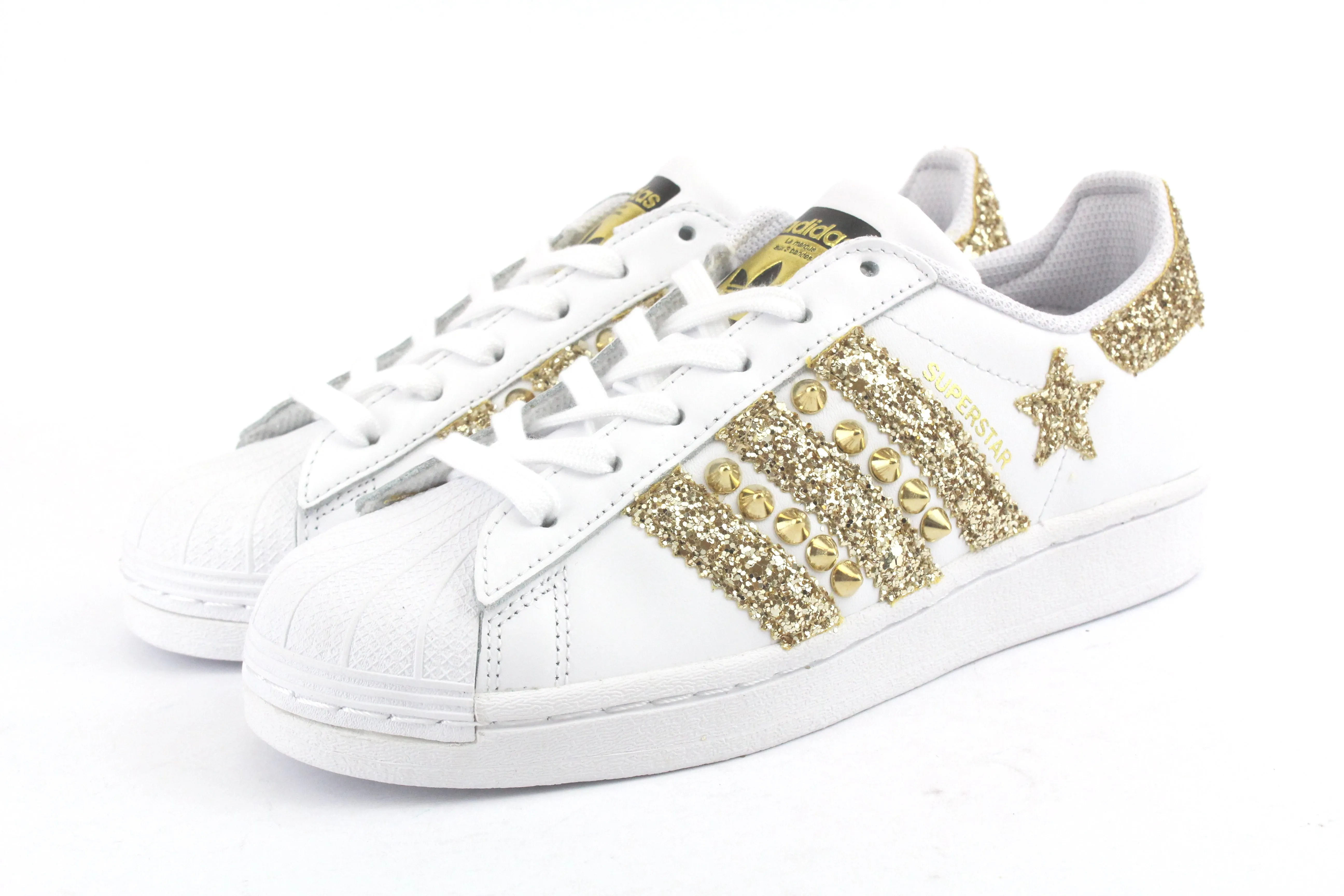 Adidas Superstar Glitter Gold Stella & Borchie