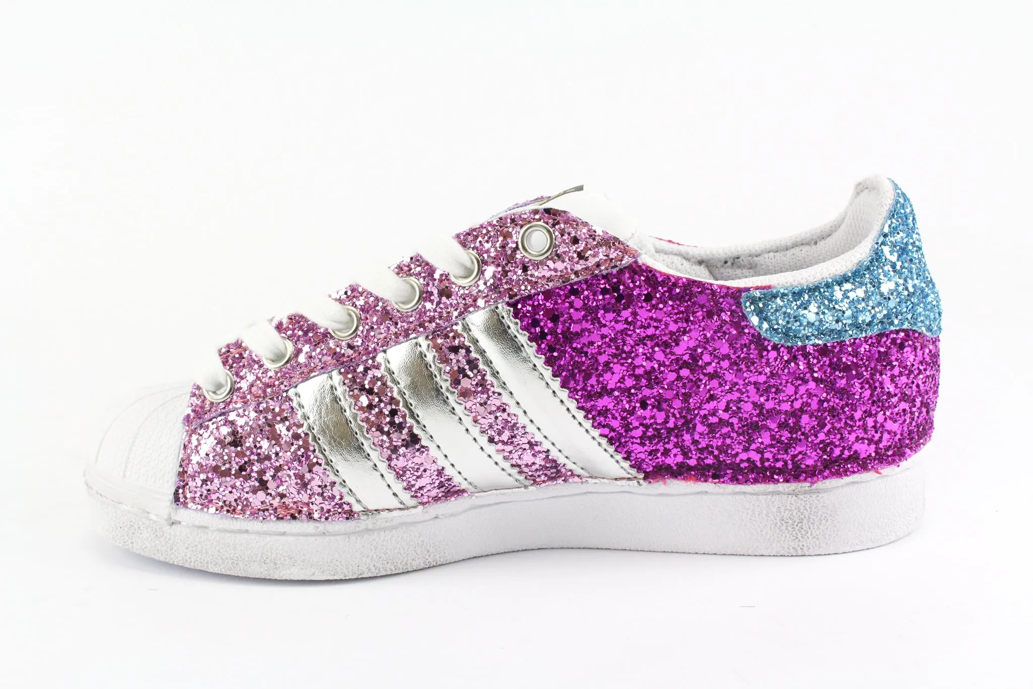 Adidas Superstar J Total Glitter