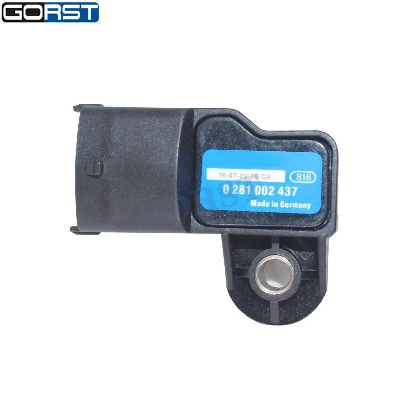 Air intake Manifold Absolute Boost Pressure MAP Sensor 0281002437 For Fiat  Croma Doblo Ducato Grande Punto Multipla 93171176