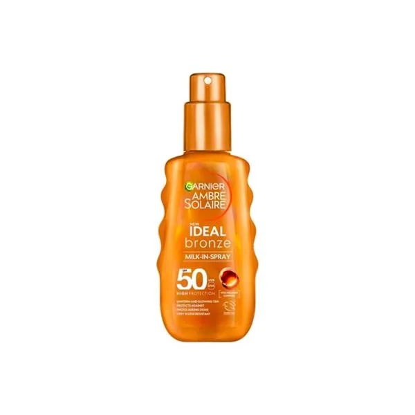 Ambre Solaire Ideal Bronze Milk In Spray Spf50 150ml