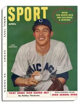 April 1952 Sport Cover (Chico Carrasquel, Chicago White Sox)