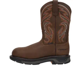 Ariat Workhog XT Pull-On Carbon Toe Distressed Brown