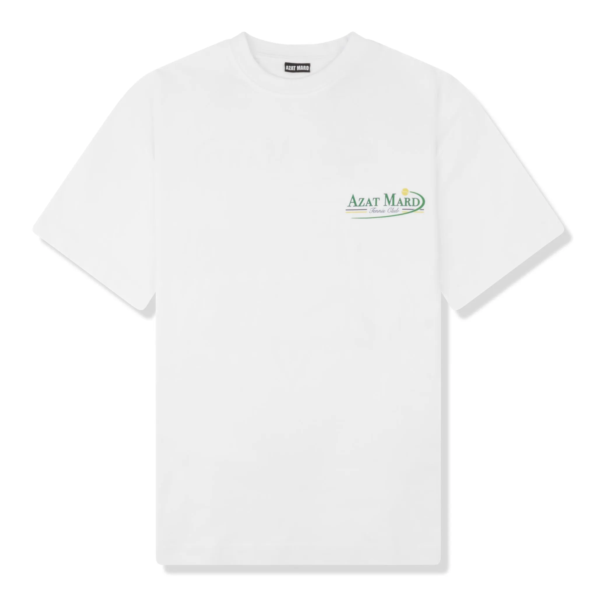 Azat Mard Tennis Club T Shirt White