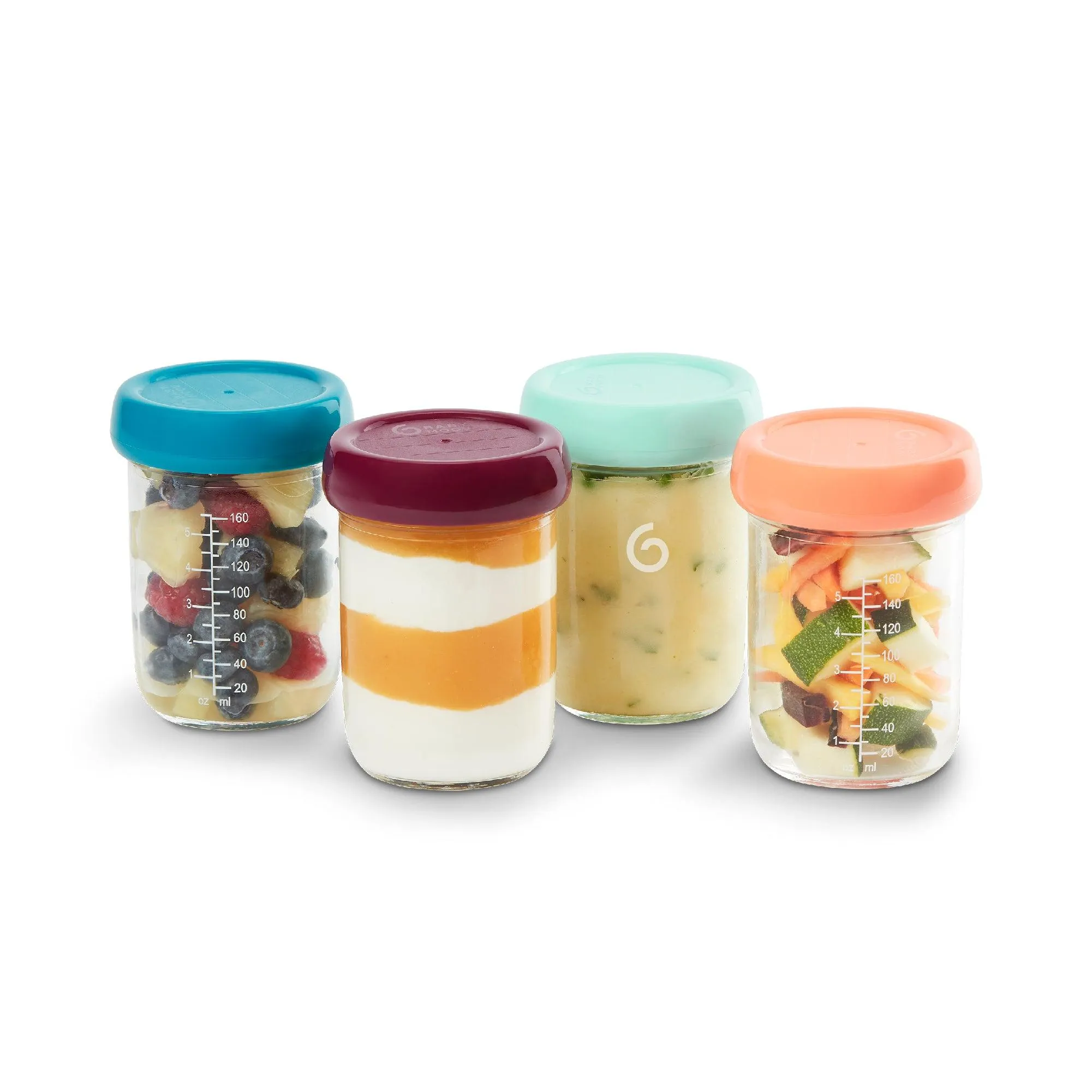 Babymoov Babybowls Glass Storage Containers Multiset of 8