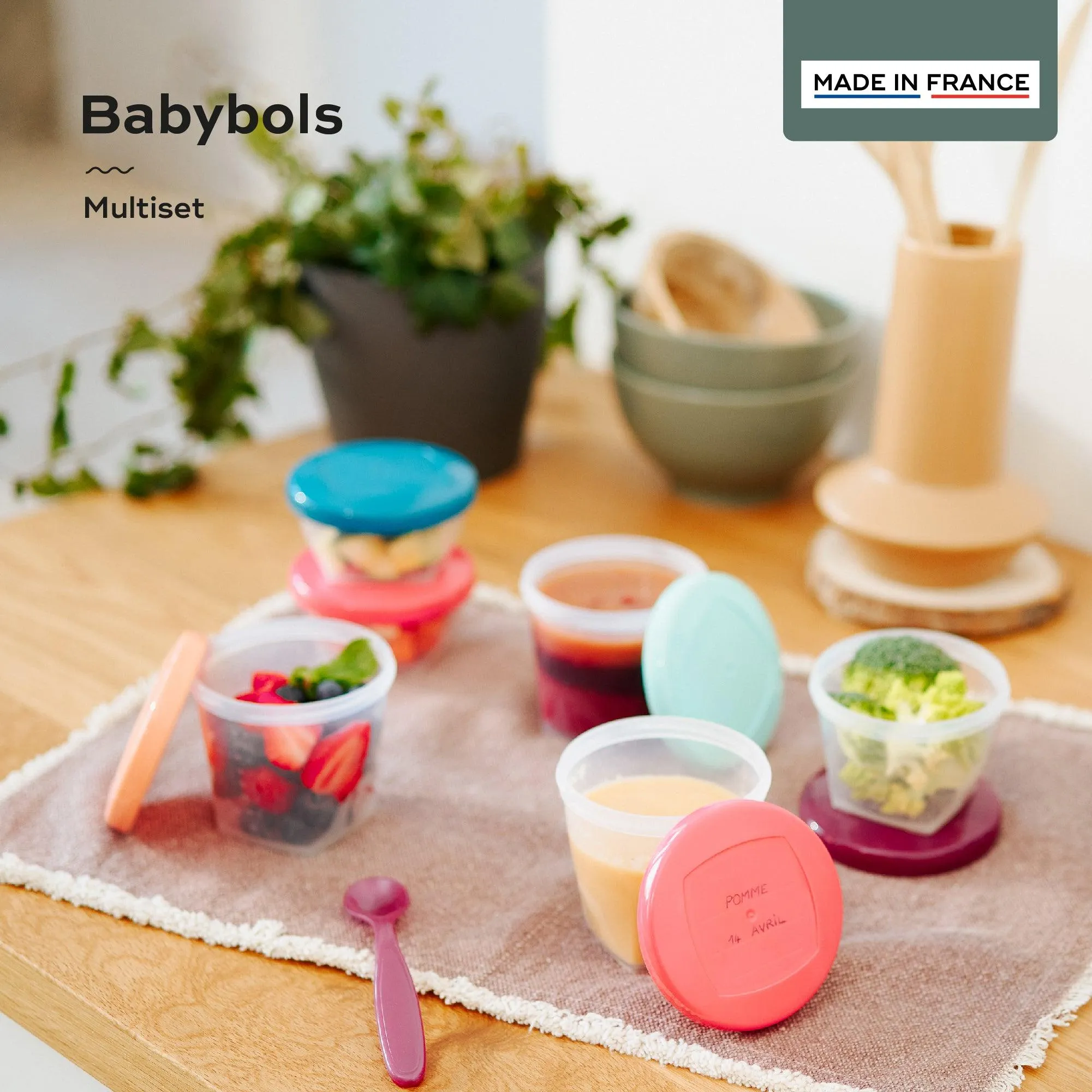 Babymoov Babybowls Glass Storage Containers Multiset of 8