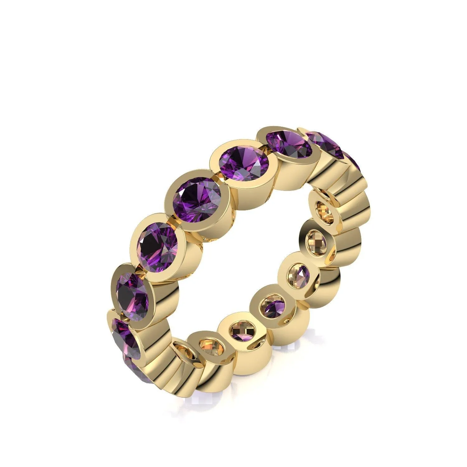 Beauty - Gelbgold 750 - Amethyst