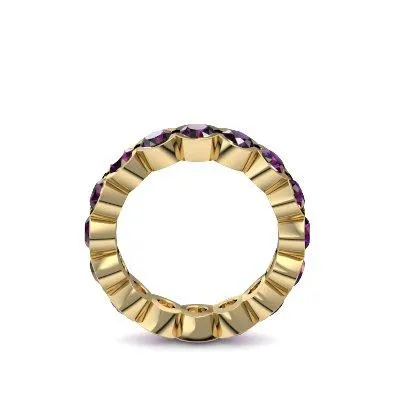 Beauty - Gelbgold 750 - Amethyst