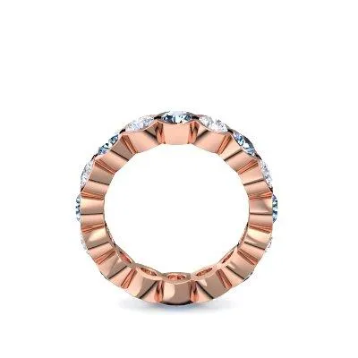 Beauty - Rosegold 585 - Blautopas