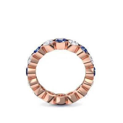 Beauty - Rosegold 585 - Saphir