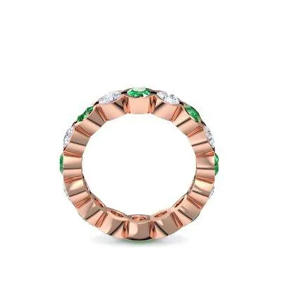 Beauty - Rosegold 585 - Smaragd