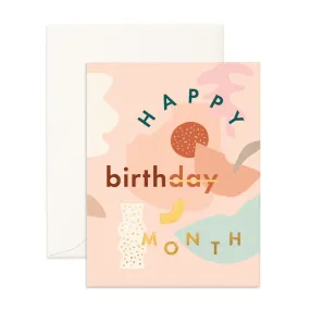  Birthday Month  Card