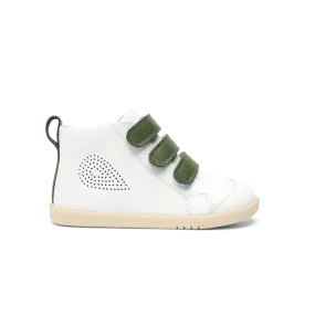 Bobux I-Walk Hi Court White   Forest