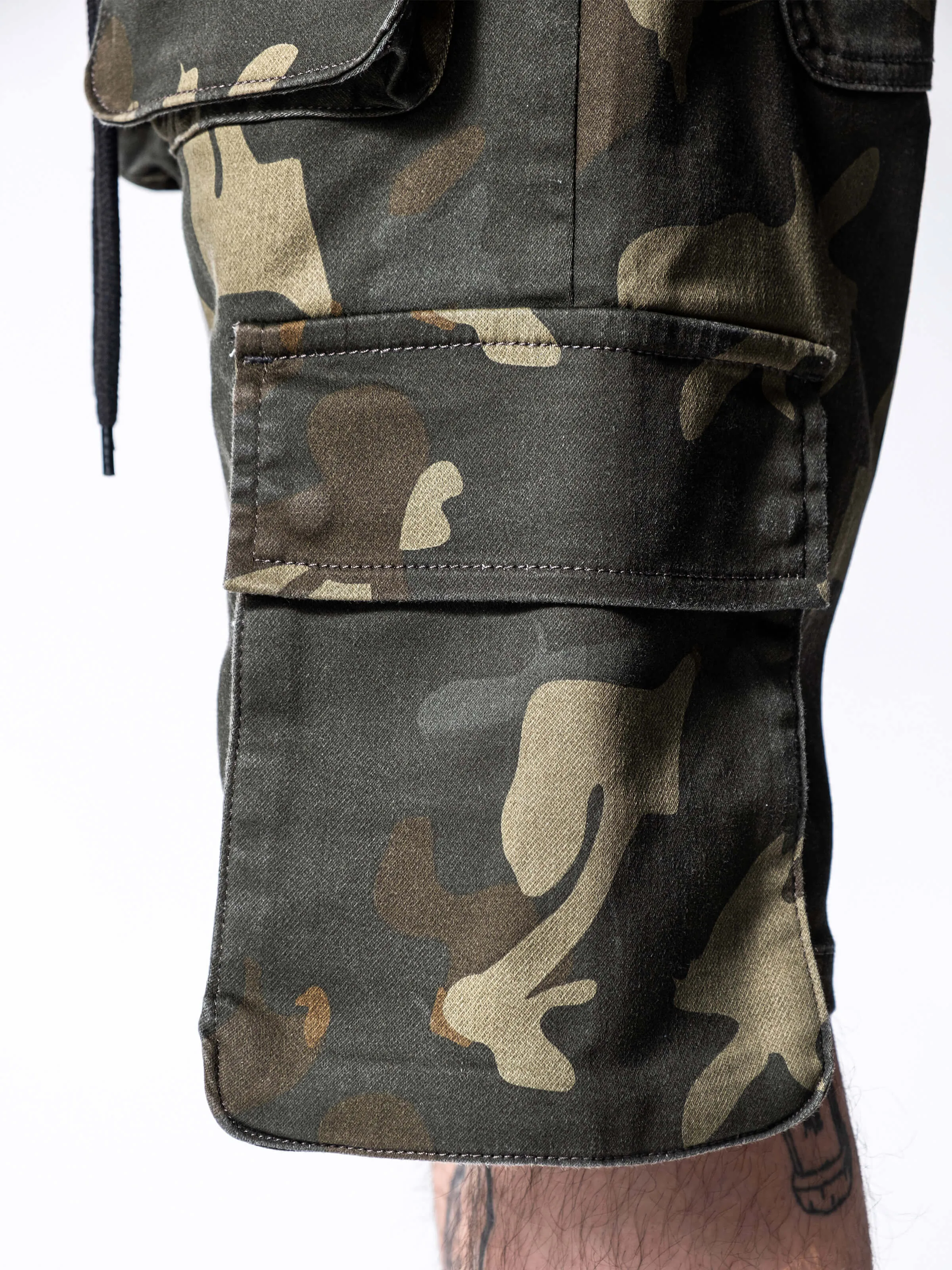 Camo Cargo Shorts