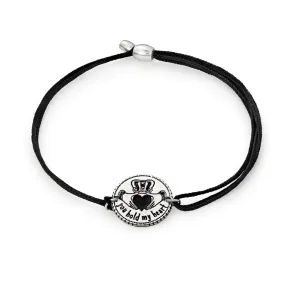 Claddagh Pull Cord Bracelet