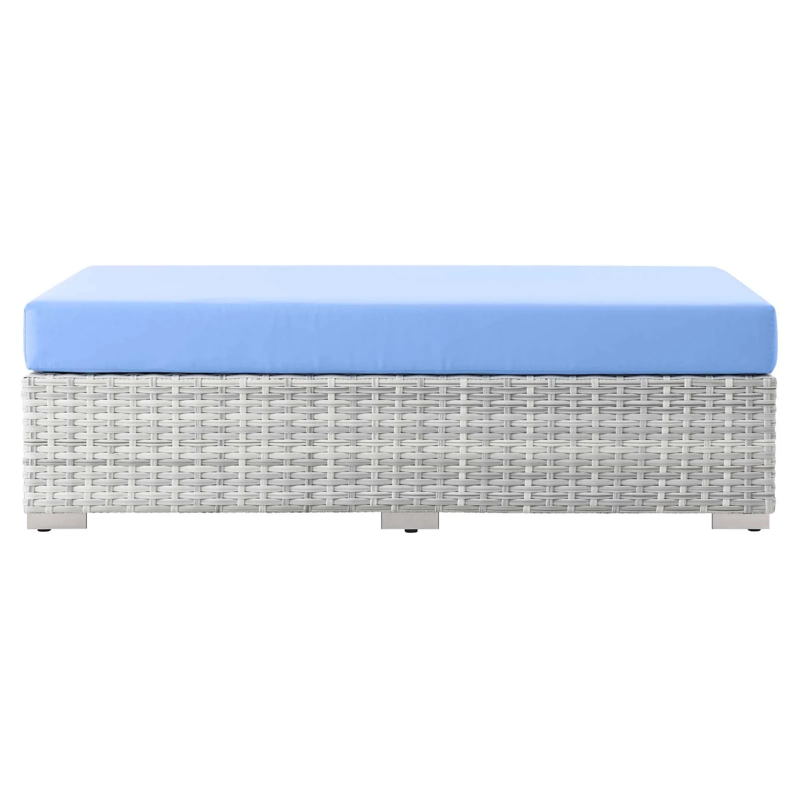 Convene Outdoor Patio Rectangular Ottoman