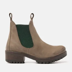 Dames Chelsea Boots 68.002 Taupe-Green