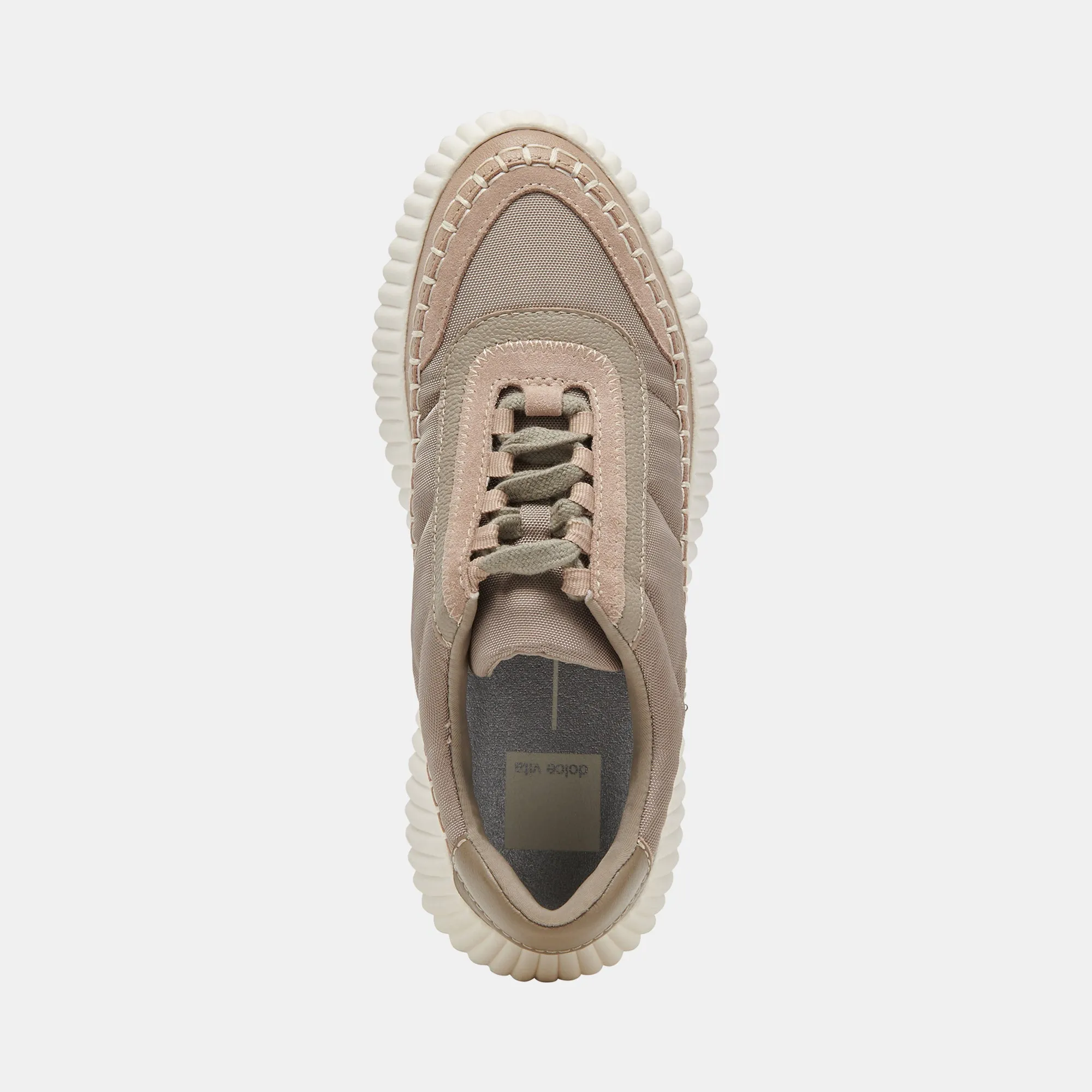 DOLEN NYLON SNEAKERS DK TAUPE NYLON - re:vita