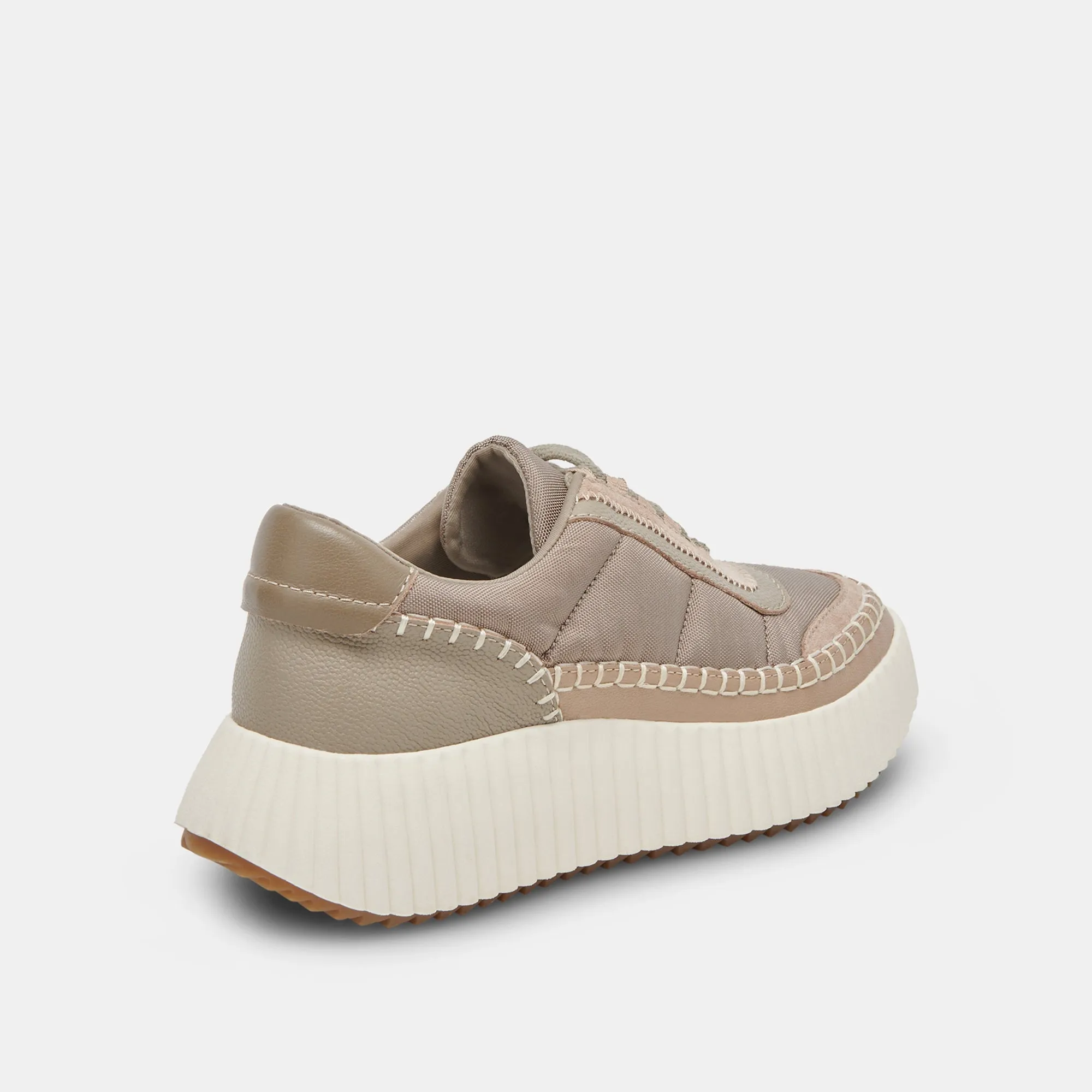 DOLEN NYLON SNEAKERS DK TAUPE NYLON - re:vita