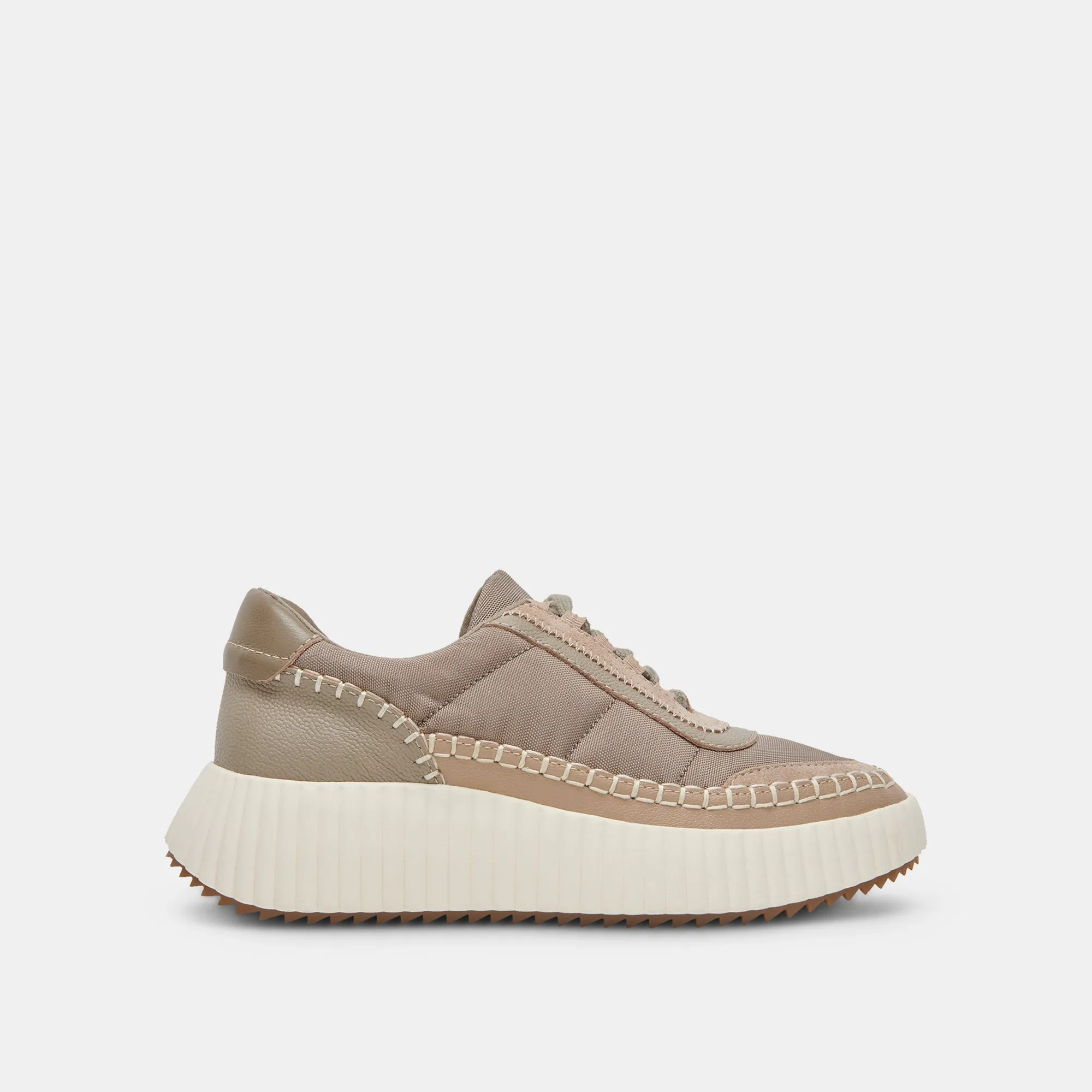 DOLEN NYLON SNEAKERS DK TAUPE NYLON - re:vita