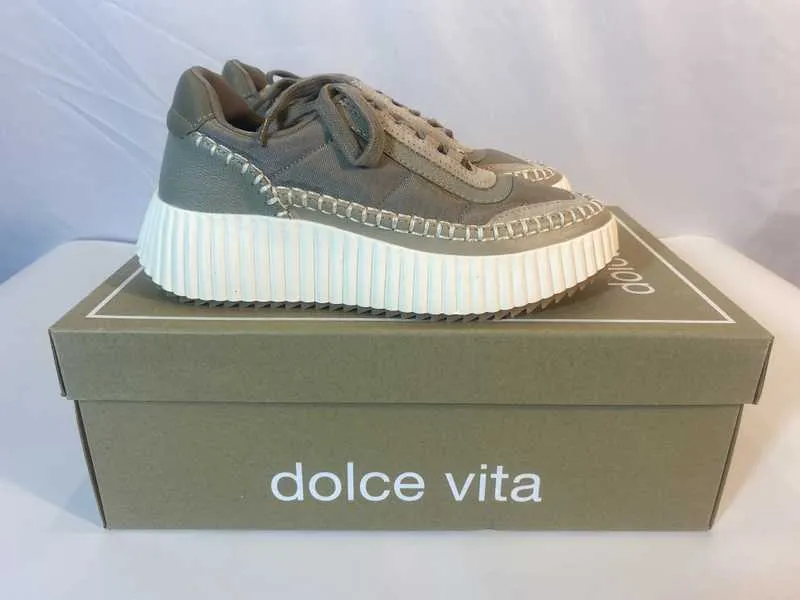 DOLEN NYLON SNEAKERS DK TAUPE NYLON - re:vita