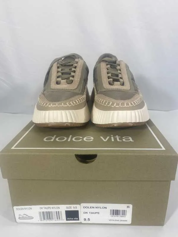 DOLEN NYLON SNEAKERS DK TAUPE NYLON - re:vita