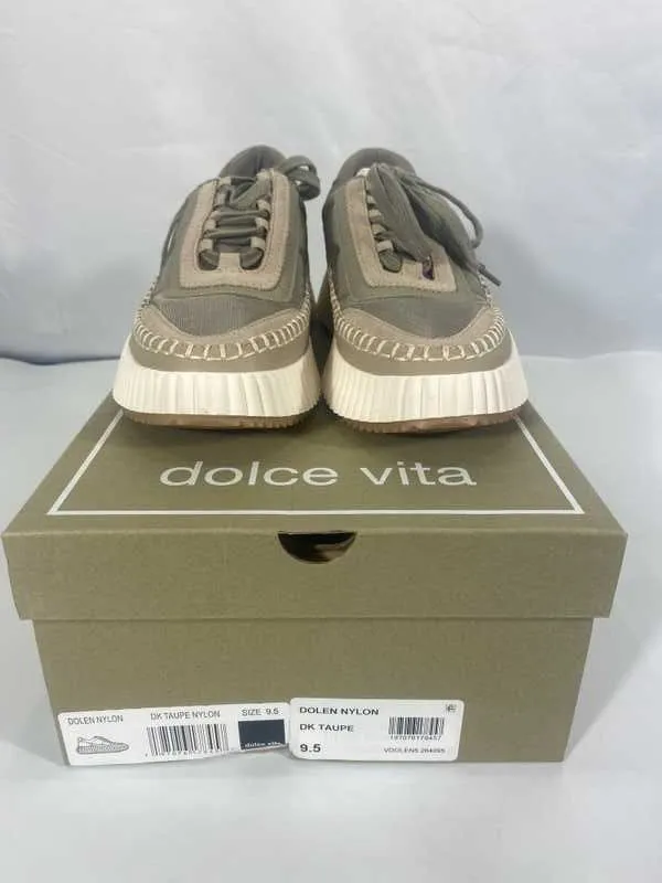 DOLEN NYLON SNEAKERS DK TAUPE NYLON - re:vita