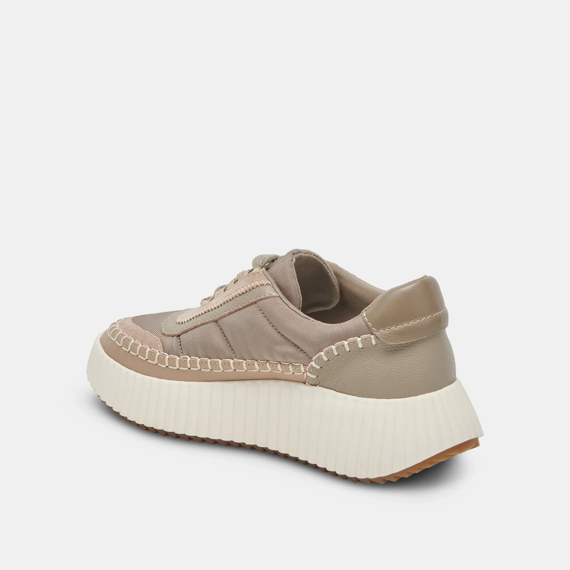 DOLEN NYLON SNEAKERS DK TAUPE NYLON - re:vita