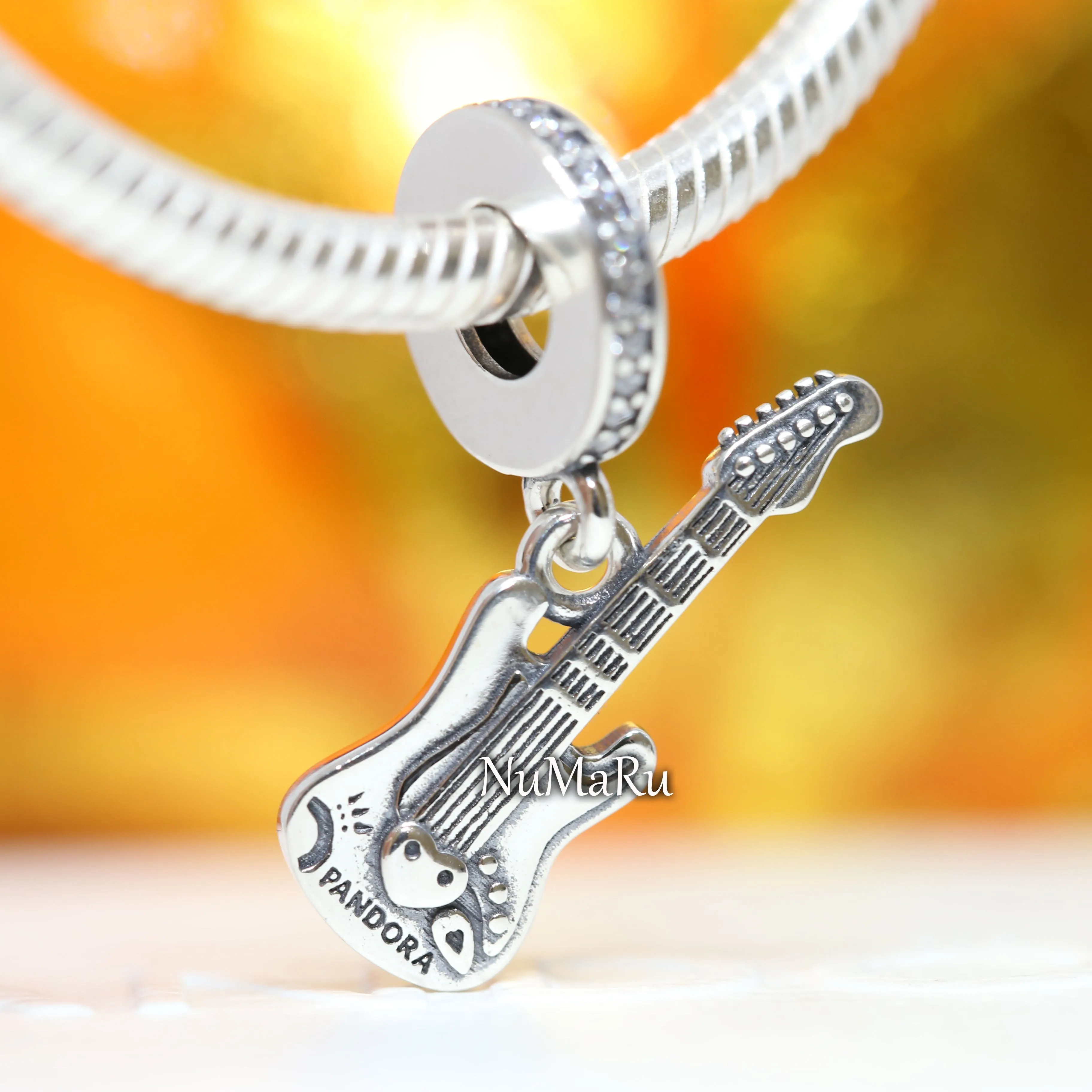 Electric Guitar Dangle Charm 798788C01