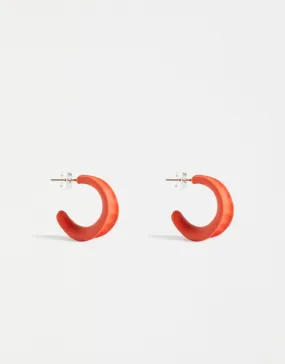 Elk - Dorn Hoop Earrings Fire Orange