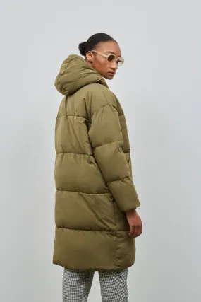 elphin down coat olive