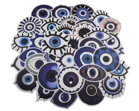 Evil Eye Protection Sticker Pack - Waterproof PVC Stickers 50pc G066-2