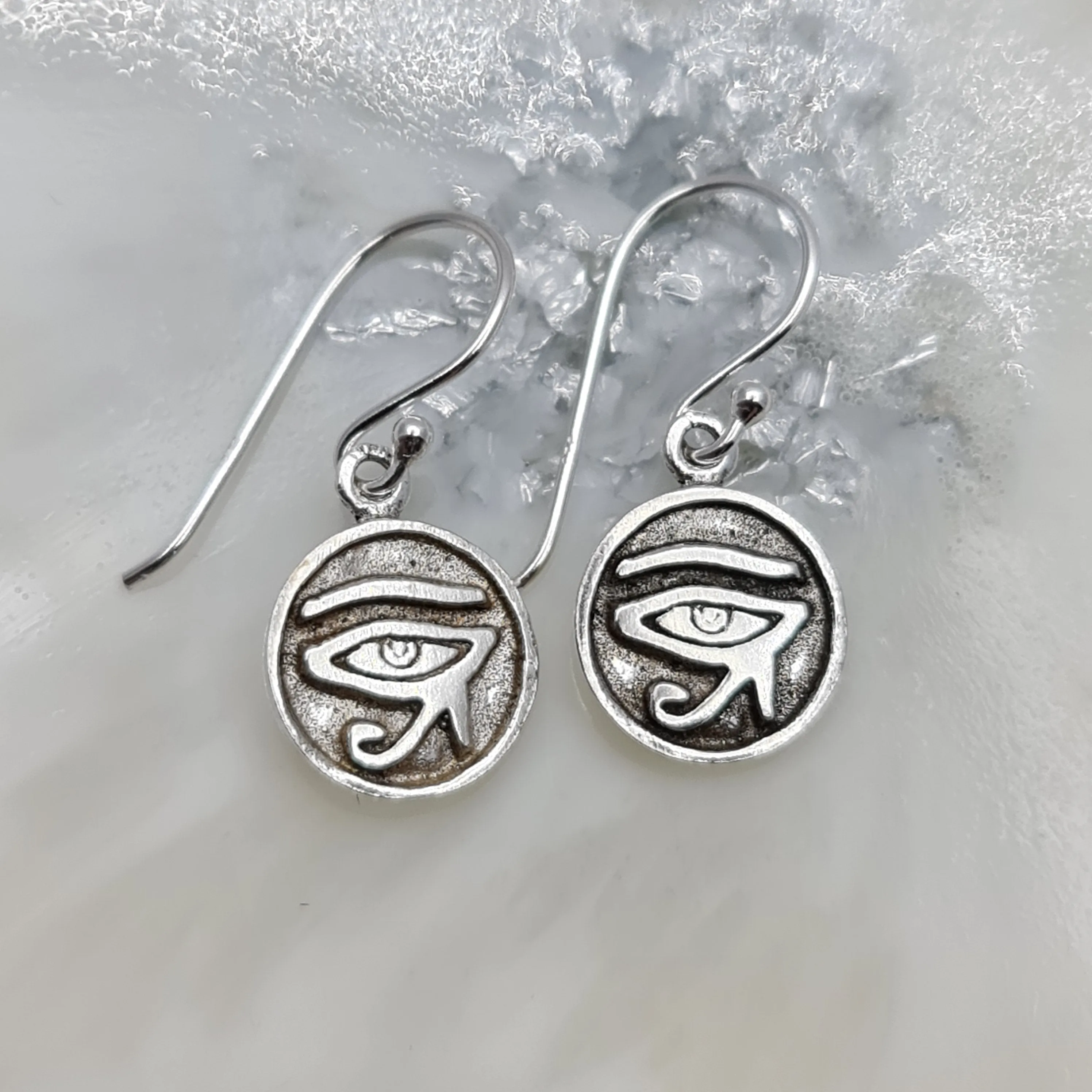 Eye of Horus Egyptian drop earrings