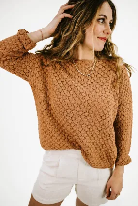 Final Feelings Crochet Knit Sweater