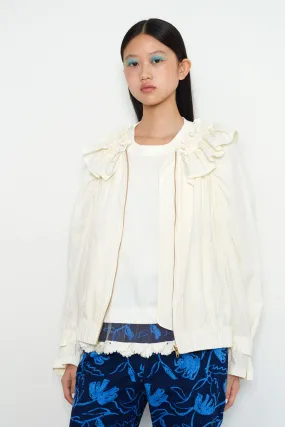 Frilled Nylon Jacket