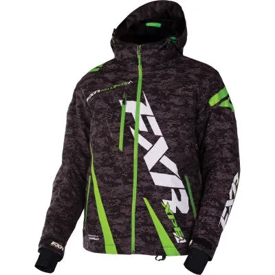 FXR Boost Jacket Black Gry/Digi/Lime