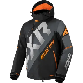 FXR Men's CX Jacket Black-Char Fade/Orange