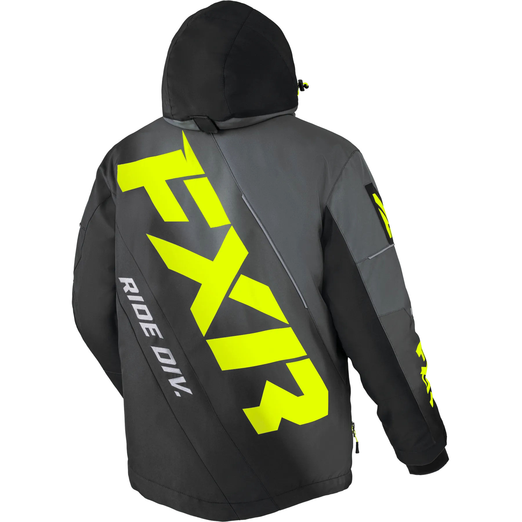 FXR Men's CX Jacket Char-Black Fade/Hi-Vis