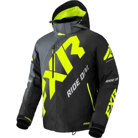 FXR Men's CX Jacket Char-Black Fade/Hi-Vis