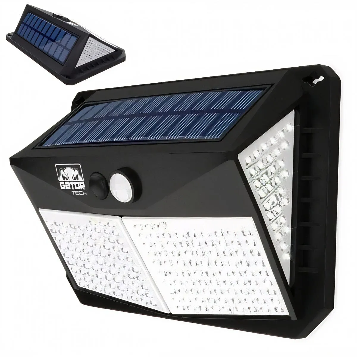 GatorXPro™ 228LED Solar Light: PIR Motion Sensor, Outdoor Security Garden Wall Lamp