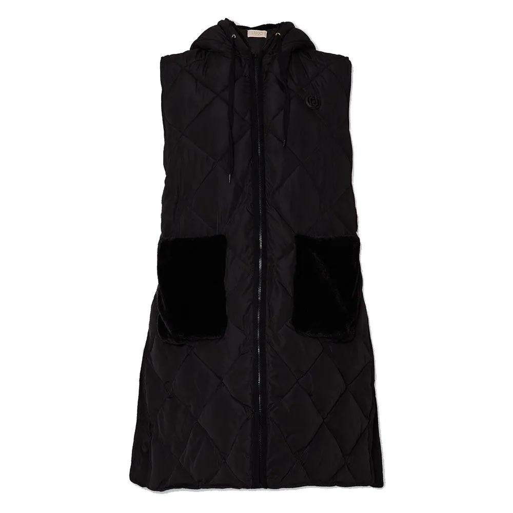 Gilet Donna LIU JO in Nylon Imbottito Nero