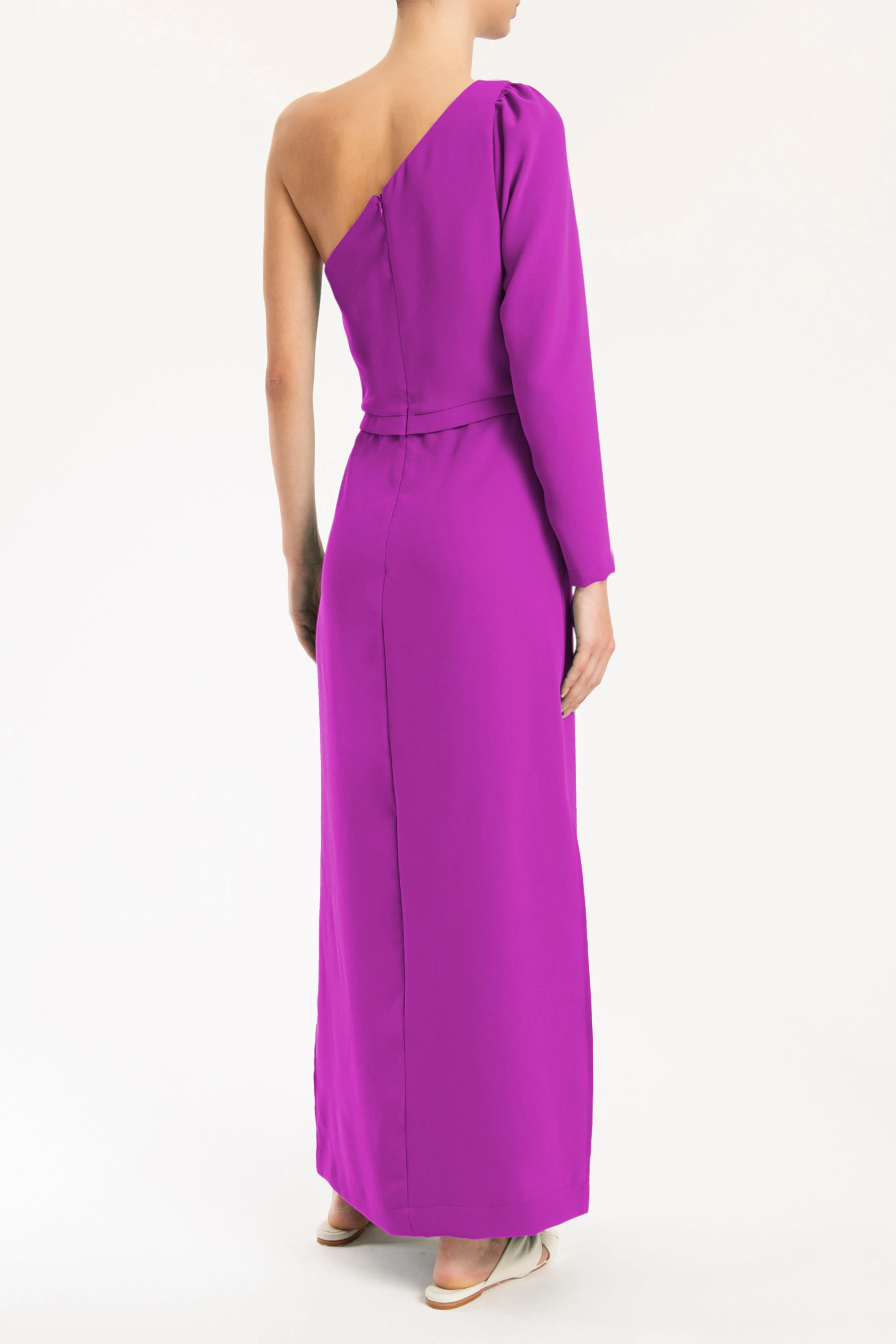 Hands One-Shoulder Long Dress