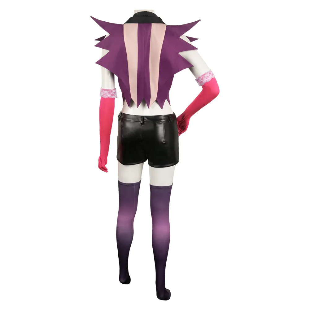 Hazbin Hotel Angel Dust Cosplay Costume Outfits Halloween Carnival Suit